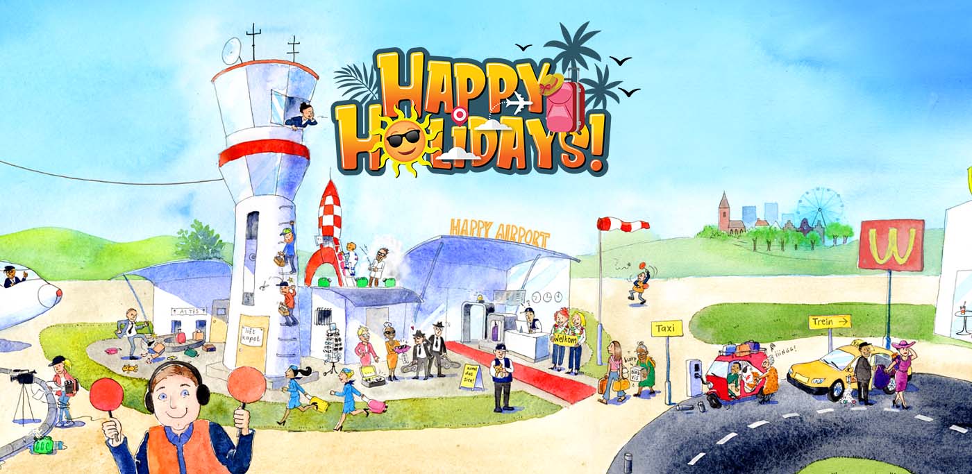 header afscheidsmusical Happy Holidays!