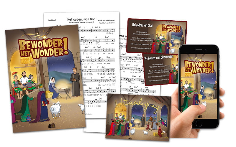 Meegeleverd bij kerstmusical Bewonder het wonder!